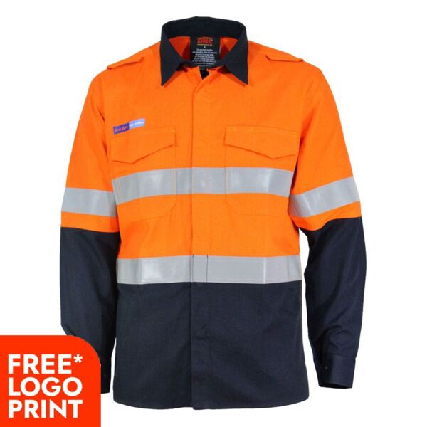 Mens Inherent FR PPE1 2T C/F DN L/W Shirt Thumbnail