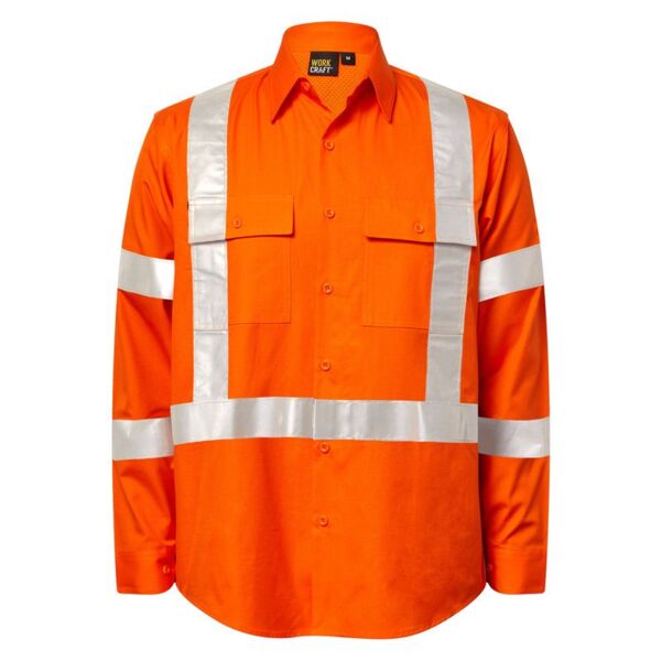 Hi Vis Nsw Reflective Rail Ripstop Shirt Thumbnail