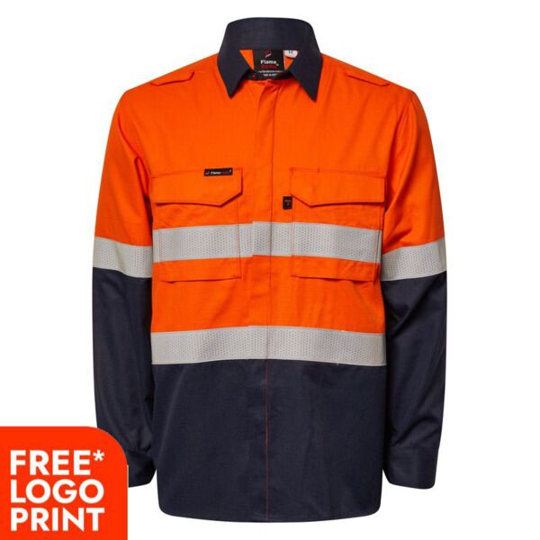 Inherent Hi Vis Reflective Shirt with Gusset Sleeves Thumbnail
