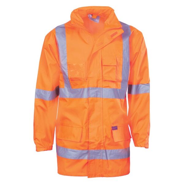 HiVis Cross Back D/N “2 in 1” Rain Jacket Thumbnail