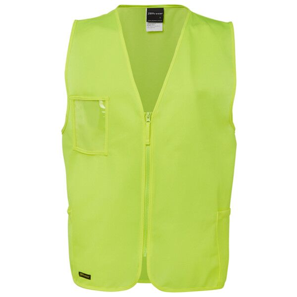 Mens Hi Vis Zip Safety Vest Thumbnail