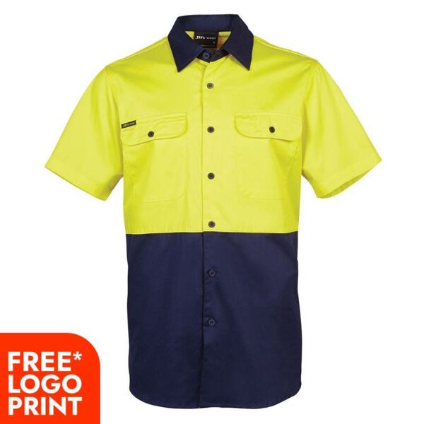 Mens Hi Vis Short Sleeve 150G Shirt Thumbnail