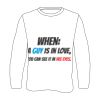 Custom Full Sublimated Long Sleeve Tee (MOQ 10) Thumbnail