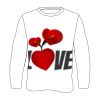Custom Full Sublimated Long Sleeve Tee (MOQ 10) Thumbnail